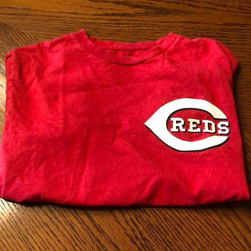 Majestic Cincinnati Reds Joey Votto Jersey Tee Shirt Medium - Picture 6 of 6